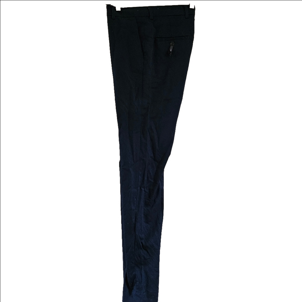 Mens H&M Navy Blue Chino Slim Fit Trousers-Size 32R